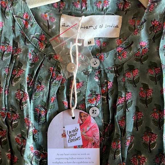 Daughter’s of India Prairie Dress size Medium - Picture 3 of 7